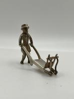 Miniatuur kruier zilver, Verzenden, Zilver