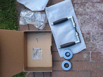 7x krukstel mat chroom op rozet verdekt 40mm beschikbaar voor biedingen