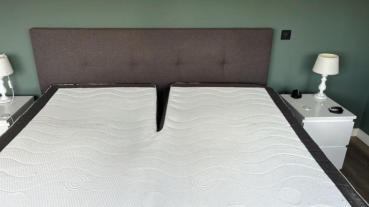 Boxspring Elektrisch | Eijerkamp | 180x220, Huis en Inrichting, Slaapkamer | Boxsprings, Zo goed als nieuw, 180 cm, 220 cm, Tweepersoons
