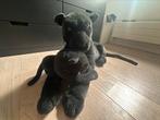 Zwarte panter met welpje knuffel, Ophalen, Zo goed als nieuw, Overige typen