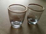 2 Borrel glazen, Verzamelen, Glas en Borrelglaasjes, Ophalen of Verzenden, Zo goed als nieuw