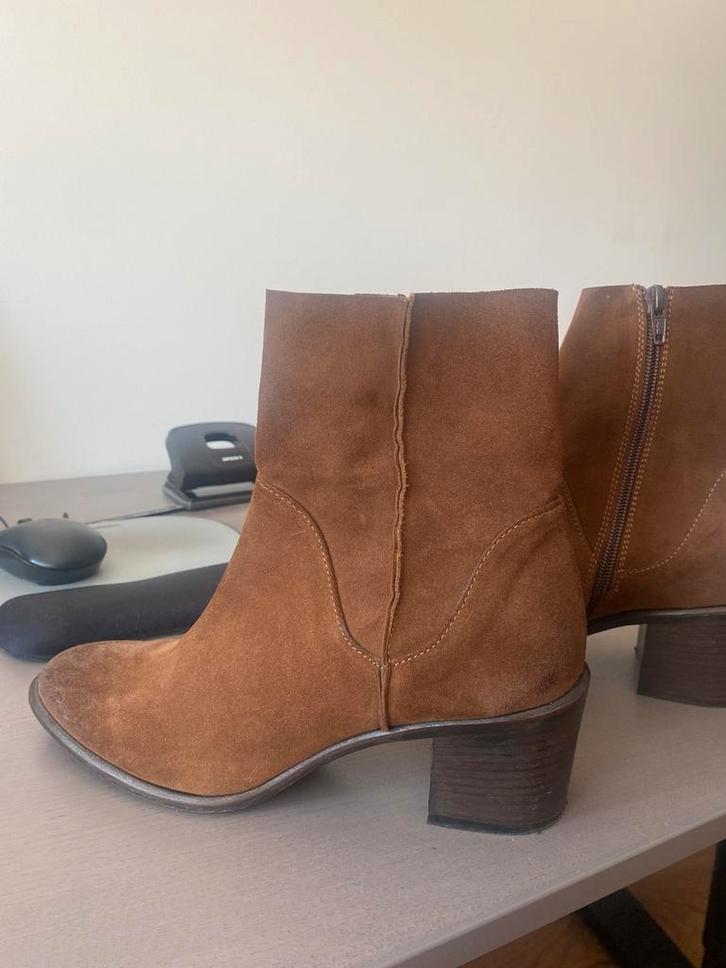 Laura Ricci  enkellaars, Kleding | Dames, Schoenen, Zo goed als nieuw, Bruin, Ophalen of Verzenden