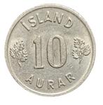 IJsland 10 Aurar 1969, Postzegels en Munten, Munten | Europa | Niet-Euromunten, Losse munt, Overige landen, Verzenden