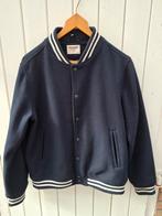 Madness stoffen baseballjack, donkerblauw, mt.XL,  €35, Ophalen of Verzenden, Zo goed als nieuw, Maat 56/58 (XL), Blauw