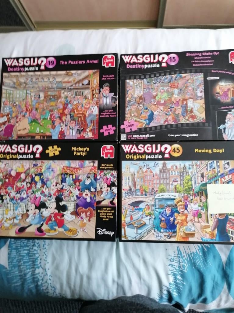 Wasgij puzzels uitverkoop, Ophalen of Verzenden, 500 t/m 1500 stukjes, Zo goed als nieuw, Legpuzzel