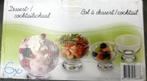 Dessert schalen of cocktail glazen, Nieuw, Ophalen of Verzenden, Overige stijlen, Glas