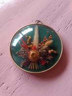 Bolglas wanddecoratie met droogbloemen, Ophalen of Verzenden, Gebruikt