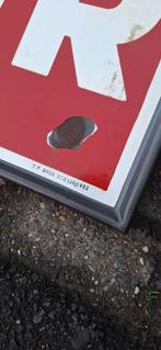 Zeer groot emaille bord Boule D'or Cigarette uit 1952., Ophalen, Reclamebord, Gebruikt, .