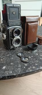Rolleicord V met tas, zonnekap en lensdop, Audio, Tv en Foto, Fotocamera's Analoog, Verzenden, Gebruikt, Spiegelreflex, Overige Merken