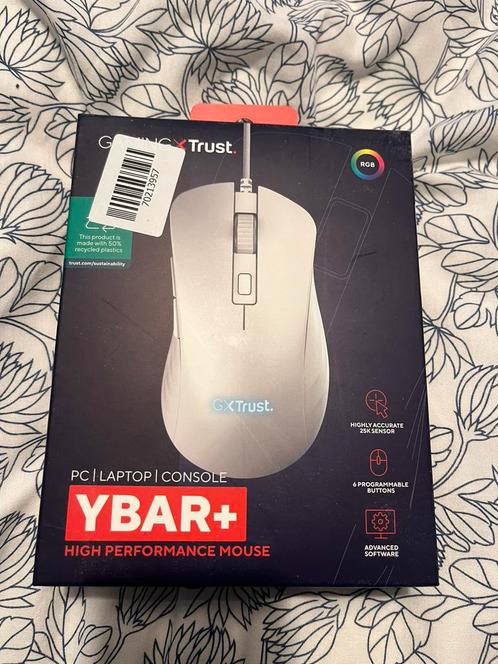 Trust YBAR+ high performance gaming mouse nieuw in doos, Computers en Software, Muizen, Zo goed als nieuw, Rechtshandig, Ophalen of Verzenden
