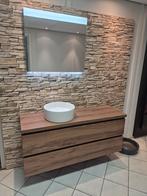 Primabad badmeubel 140cm met opzetkom en spiegel, Ophalen, 100 tot 150 cm, Nieuw, Minder dan 100 cm