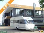 Hobby Prestige 455 UF met airco en voortent, Caravans en Kamperen, Overige typen, Rondzit, Hobby, Bedrijf