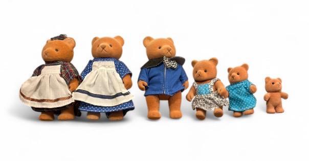 Sylvanian families, beren, vintage, Verzamelen, Poppetjes en Figuurtjes, Gebruikt, Ophalen of Verzenden