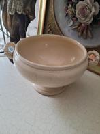 Zeer oude terrine op voet Boch Freres beboterd foto 1 t/m 5, Antiek en Kunst, Ophalen of Verzenden