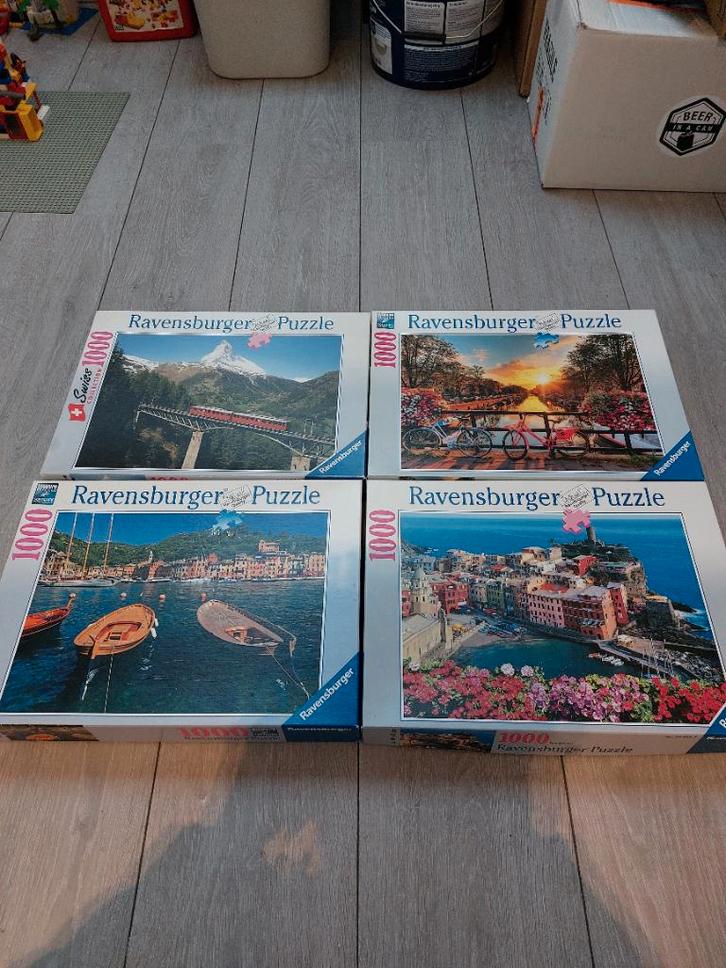 Legpuzzels, Hobby en Vrije tijd, Denksport en Puzzels, Zo goed als nieuw, 500 t/m 1500 stukjes, Ophalen of Verzenden