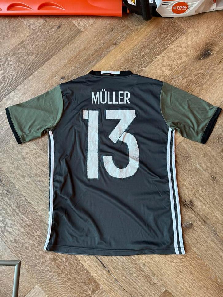 Voetbalshirt Thomas Müller Duitsland #13 - Maat S, Sport en Fitness, Voetbal, Gebruikt, Overige typen, Ophalen of Verzenden
