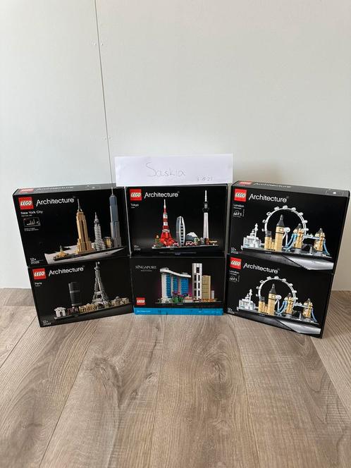 Lego architecture 21057, 21051, 21028, 21034 (2x) en 21044, Kinderen en Baby's, Speelgoed | Duplo en Lego, Nieuw, Lego, Complete set