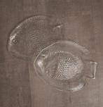 Vintage visschaaltjes van glas (vorm van vis) - 2 stuks, Huis en Inrichting, Keuken | Servies, Ophalen of Verzenden, Overige stijlen