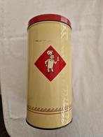 vintage bolletje beschuit blik creme + rood, Verzamelen, Blikken, Ophalen of Verzenden, Gebruikt, Beschuit, Bolletje