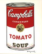 Andy Warhol(1928) Lithografie"Campbells Tomato Soup" Ges Gen, Ophalen of Verzenden