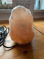 Zoutsteen lamp - nieuw in doos, Huis en Inrichting, Lampen | Tafellampen, Ophalen, Nieuw, Overige materialen, Minder dan 50 cm
