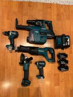 Makita set :, Doe-het-zelf en Verbouw, Gereedschap | Boormachines, Ophalen of Verzenden, Zo goed als nieuw, Boor- en Schroefmachine