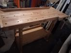 Beukenhouten Werkbank - 126,5 cm breed, Doe-het-zelf en Verbouw, Werkbanken, Ophalen of Verzenden
