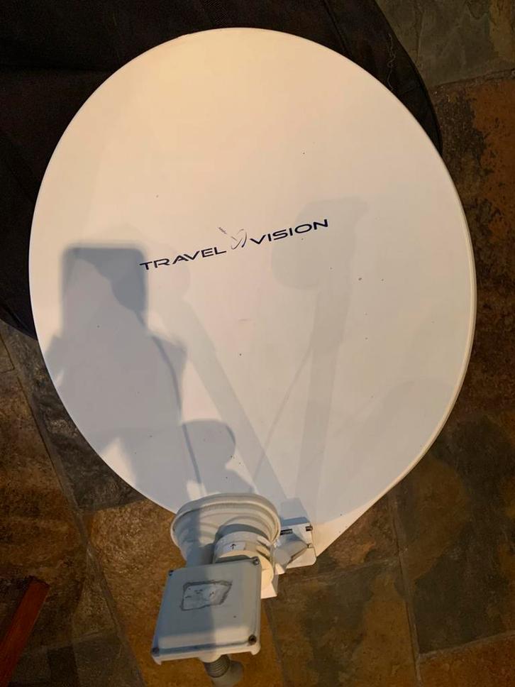 Travel Vision R6 schotelantenne, Audio, Tv en Foto, Schotelantennes, Zo goed als nieuw, Ophalen
