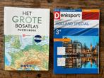 Denksport Grote Bosatlas en Holland Special, Ophalen of Verzenden, Minder dan 500 stukjes, Zo goed als nieuw, Puzzelboek