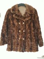 Prachtige bontmantel, vintage model, klipsluitingen, Kleding | Dames, Ophalen of Verzenden, Zo goed als nieuw, Maat 38/40 (M)