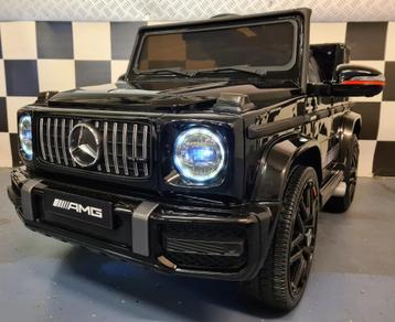 Kinderauto Mercedes G63 - 1 persoons - soft start - met RC