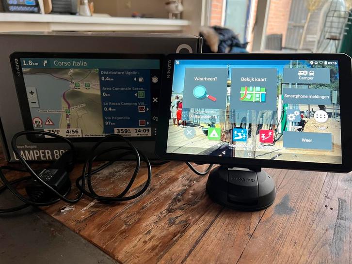 Garmin camper 890 navigatie, Caravans en Kamperen, Camper-accessoires, Zo goed als nieuw, Ophalen