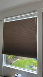 Plissé gordijn zandkleurig 121x83 cm Veneta, Huis en Inrichting, Ophalen, Crème, 100 tot 150 cm, 50 tot 100 cm