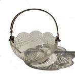 Vintage BONBONNIERE serveerschaal kristal glas, Antiek en Kunst, Ophalen of Verzenden