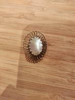 Vintage Broche met Parelmoer, Overige materialen, Minder dan 4 cm, Ophalen of Verzenden, Zo goed als nieuw
