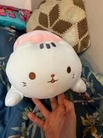 Miniso pluchen Sushikat zalm als nieuw! 35cm knuffelbeer kat, Ophalen of Verzenden, Zo goed als nieuw, Beer
