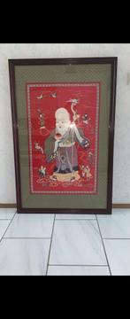 Chinese borduurkunst schilderij met Shou xing 110 cmx70 cm, Ophalen
