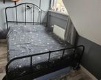 Bed, Huis en Inrichting, Slaapkamer | Bedden, Ophalen, Zwart, Tweepersoons, 140 cm