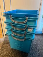 Iris Ohyama Smile Opbergbakken ikea kallax 4x 32L + 1 kleine, Ophalen of Verzenden, Zo goed als nieuw, Overige typen