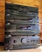 Prachtige Stereo Set Kenwood 4 Componenten AMP 2 X CASSETTE, Cd-speler, Losse componenten, Zo goed als nieuw, Ophalen