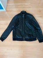 Leren jas bomber, Kleding | Heren, Jassen | Winter, Ophalen of Verzenden, Zo goed als nieuw, Maat 56/58 (XL), Bruin