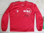 Sportshirt rood maat 128 longsleeve voetbal shirt, Ophalen of Verzenden, Zo goed als nieuw, Macron, Shirt of Longsleeve
