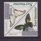 TSS Kavel 260040 Suriname PF  minr 1585-1586 vlinders opdruk, Postzegels en Munten, Postzegels | Suriname, Ophalen, Postfris