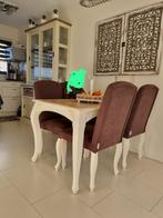 Eettafel + stoelen, Ophalen of Verzenden, Zo goed als nieuw