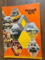 Renault modellen folder 1975, Ophalen of Verzenden, Zo goed als nieuw, Renault