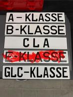 Mercedes showroom platen Kenteken platen, Ophalen of Verzenden, Zo goed als nieuw, Reclamebord