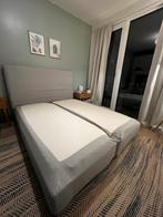 Ikea Dunvik grijs 160x200cm, Huis en Inrichting, Ophalen, Gebruikt, Tweepersoons, 200 cm