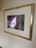 Goudkleurige metalen fotolijst, Ophalen