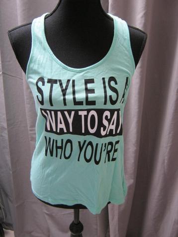 Groene haltertop Pimkie maat S beschikbaar voor biedingen