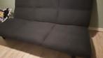 Zwarte slaapbank / Futon - Tweepersoons, Ophalen, Gebruikt, Zwart, Tweepersoons